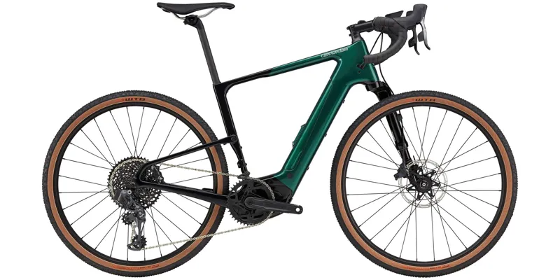  Cannondale Topstone Neo Carbon Lefty 1 eGravel Bike in Green